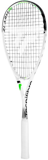 Tecnifibre Squashschläger Slash 135 Power 135g/kopflastig 2025 weiss - besaitet -